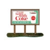 Classic Metal Works 21000 HO Mini Details Things Go Better W/Coke Billboard