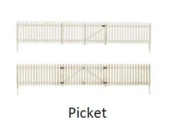 Woodland Scenics A3004 O Picket Fence