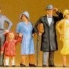Preiser 65300 O Standing Passers-by Figures (Set Of 7)