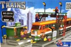 Railway Conveyance Trains 25110 Passenger Train & Station 928 Pieces Puzzle