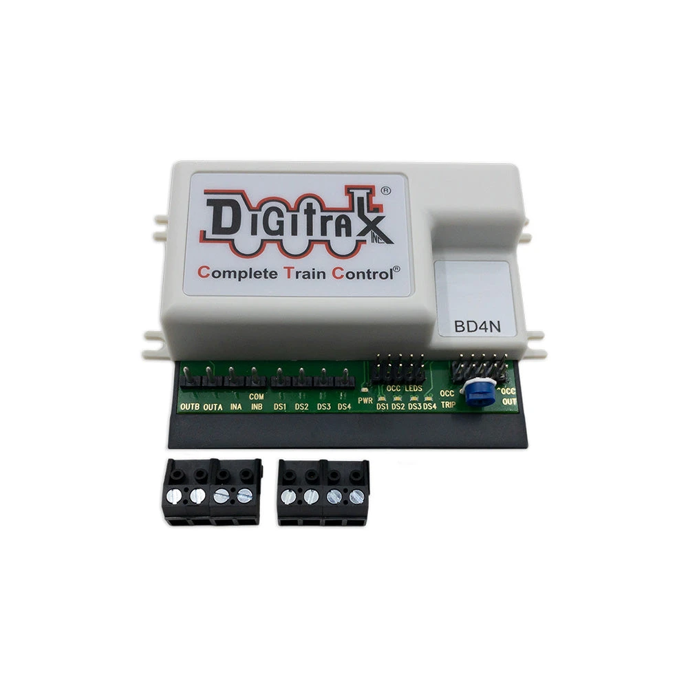 Digitrax BD4N DCC 4-Block Occupancy Detector 1 Digitrax BD4N DCC 4-Block Occupancy Detector