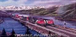 Robert West 127 CN 'Canadian Mist II' Railroad Art Print - Artist Proof