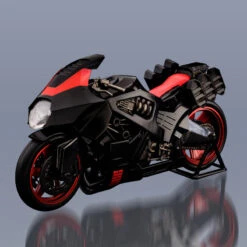 Flame Toys 51399 G.I. Joe Snake Eyes Speed Cycle Plastic Model Kit