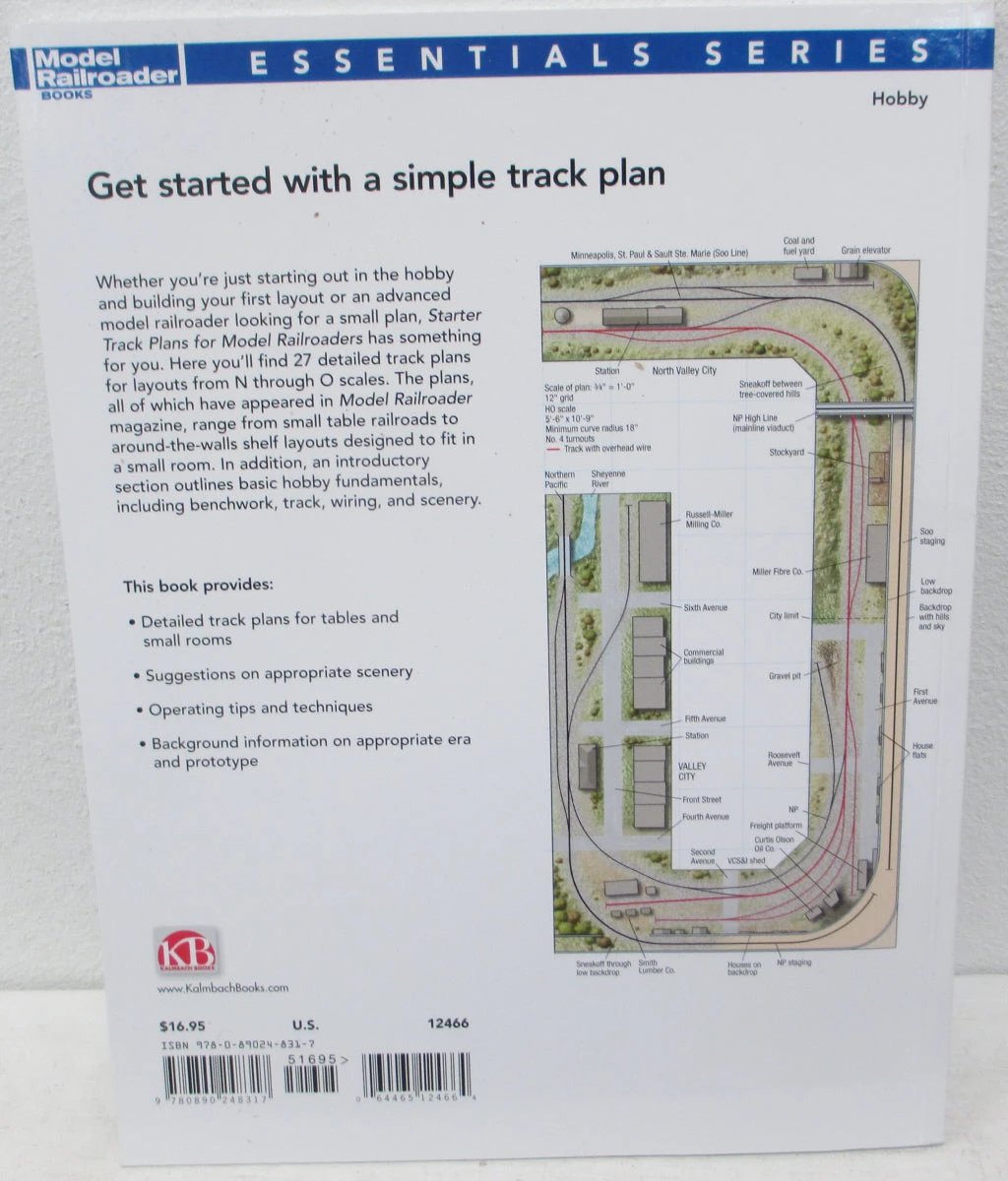Kalmbach 12466 Starter Track Plans 2 Kalmbach 12466 Starter Track Plans - Image 2
