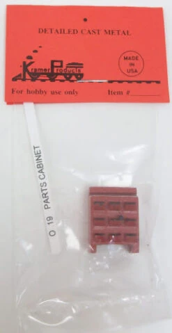 Kramer O-19 Die-Cast O Scale Parts Cabinet