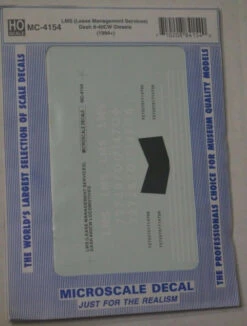 Microscale MC-4154 HO 1994+ LMS Dash-840CW Diesels Waterslide Decal Sheet