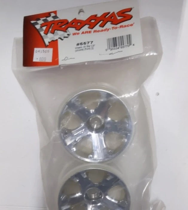 Traxxas 5577 Front All Star Chrome Wheels (2): Jato, Jato 3.3 1 Traxxas 5577 Front All Star Chrome Wheels (2): Jato, Jato 3.3