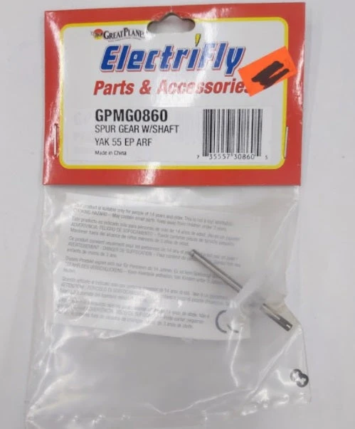 Great Planes GPMG0860 Spur Gear Shaft Yak 55 EP ARF 2 Great Planes GPMG0860 Spur Gear Shaft Yak 55 EP ARF - Image 2