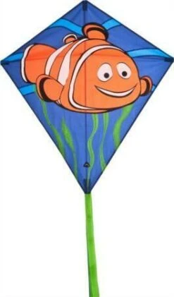 High Quality Design 100102 Eddy Clownfish Single Line Kites 27" Diamond