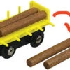 Wow Toyz 0478 Li'l Chugs Wooden Trains Yellow Log Holder