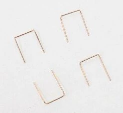 Tichy 2001 O Grabirons 18" Drop Style 50 Pieces