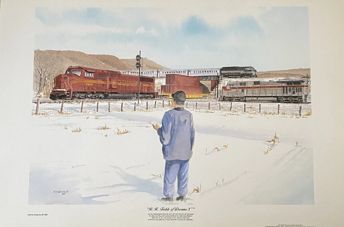 Robert West 302 R.R. Fields Of Dreams 3 Art Print - Unsigned 1 Robert West 302 R.R. Fields Of Dreams 3 Art Print - Unsigned