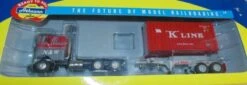 Athearn 92139 HO K-Line 20' Container W/ K-Line Chasis