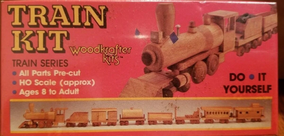Wood Krafters 156 Wooden HO Scale Passenger Car Kit 1 Wood Krafters 156 Wooden HO Scale Passenger Car Kit
