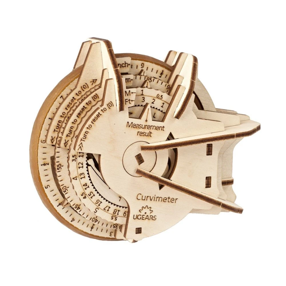 UGears 12130 STEM Lab Curvimeter 3D Wooden Model Kit 1 UGears 12130 STEM Lab Curvimeter 3D Wooden Model Kit