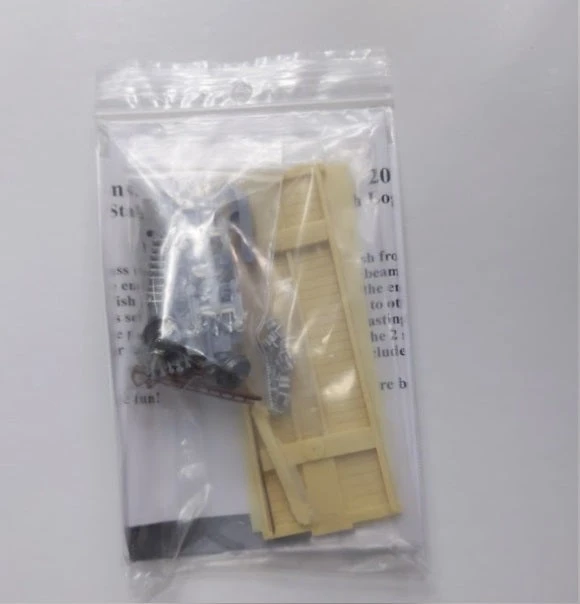 Wiseman Model Services On30 20' Wood Flat Car W/ Stake Pockets Kit 2 Wiseman Model Services On30 20' Wood Flat Car W/ Stake Pockets Kit - Image 2