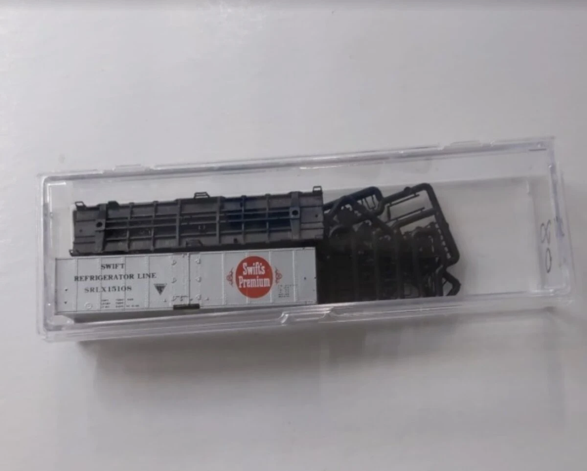 InterMountain N SRLX #15108 Swift's Premium Freight Car Kit No Wheels No Coupler 1 InterMountain N SRLX #15108 Swift's Premium Freight Car Kit No Wheels No Coupler
