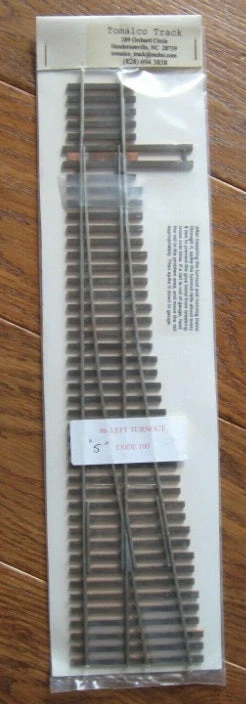 Tomalco S Track Code 100 #6 Left Turnout