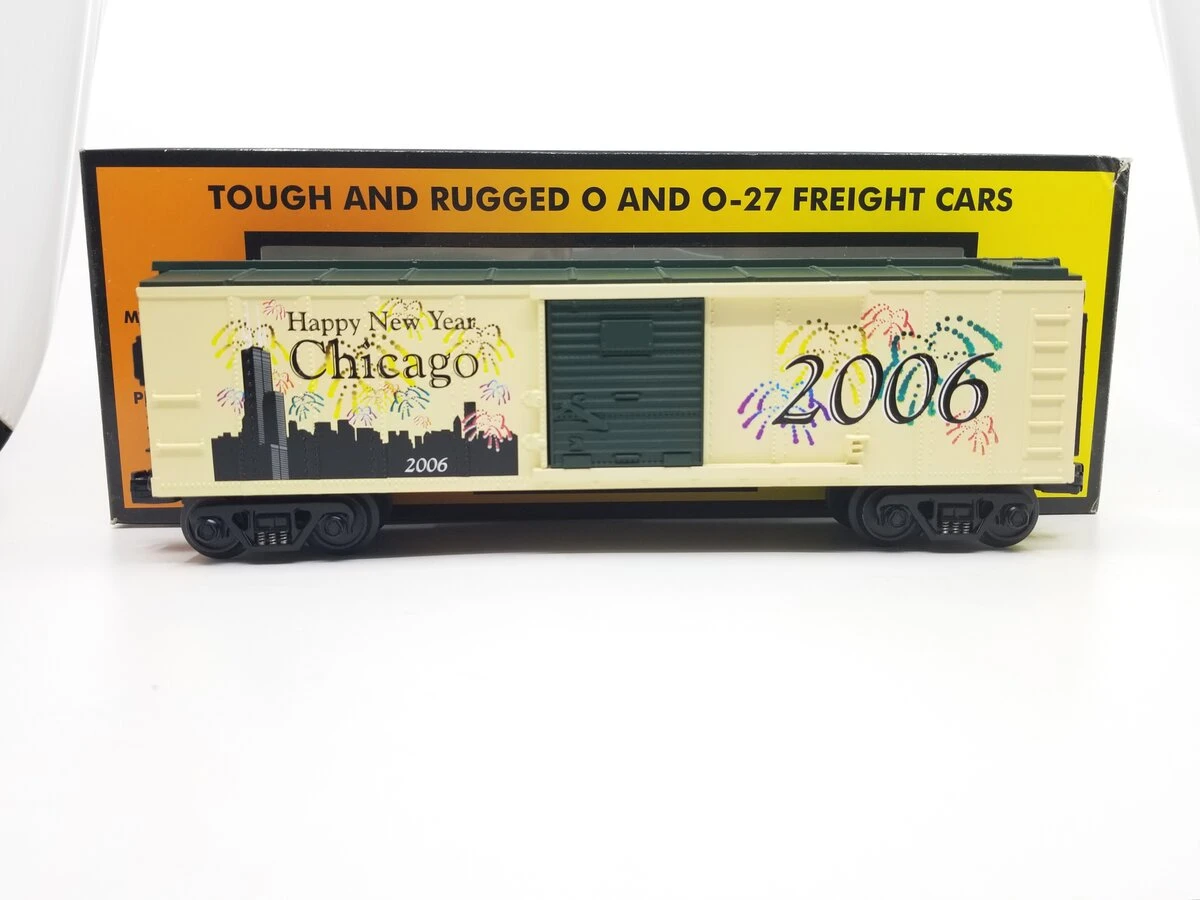 MTH 30-74258 O Gauge Chicago New Years 2006 Box Car 1 MTH 30-74258 O Gauge Chicago New Years 2006 Box Car