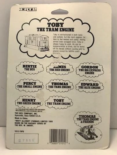 Ertl 1012 Thomas & Friend Die-Cast Toby The Tram Engine 2 Ertl 1012 Thomas & Friend Die-Cast Toby The Tram Engine - Image 2
