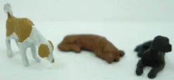 Arttista 1183 3 More Dog Pewter Figures