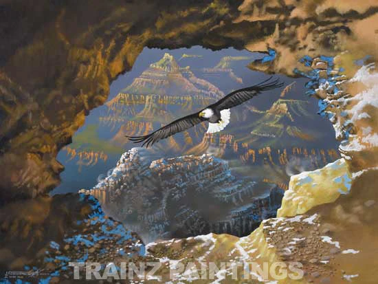 Robert West 47 American Eagle 'Glory' Nature Art Print - Signed Only 1 Robert West 47 American Eagle 'Glory' Nature Art Print - Signed Only