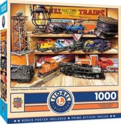 Train Enthusiast Vendors 721914 Collector's Treasures 1000 Piece Lionel Puzzle