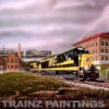 Robert West 272 N&E 'Nashville Arrival II' Railroad Art Print - Signed