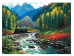 Train Enthusiast Vendors 53009 20 X 27" Durango And Silverton 1000 Piece Puzzle