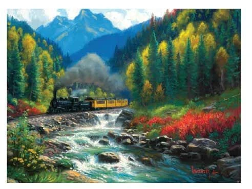 Train Enthusiast Vendors 53009 20 X 27" Durango And Silverton 1000 Piece Puzzle 1 Train Enthusiast Vendors 53009 20 X 27" Durango And Silverton 1000 Piece Puzzle