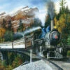 Train Enthusiast Vendors 57780 Autumn Mist 1000 Piece Puzzle