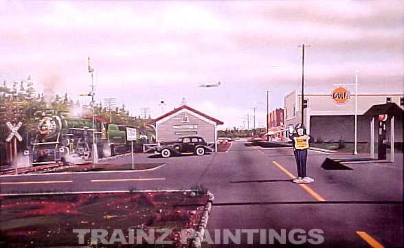 Robert West 402 Southern A Sentimental Journey' Railroad Art Print - S&N 1 Robert West 402 Southern A Sentimental Journey' Railroad Art Print - S&N