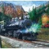 Train Enthusiast Vendors 55743 19 X 30" The Leinad Express 1000 Piece Puzzle