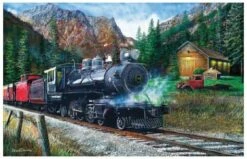 Train Enthusiast Vendors 55743 19 X 30" The Leinad Express 1000 Piece Puzzle
