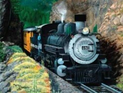 Train Enthusiast Vendors 69956 18 X 24" The Silverton 500 Piece Puzzle