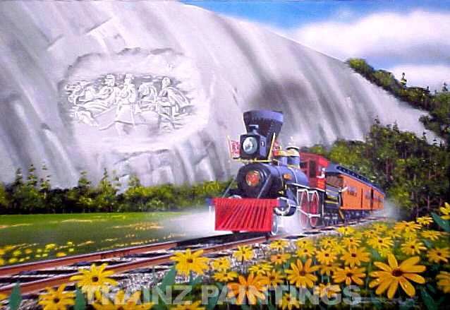 Robert West 458 The Generals' Railroad Art Print - AP 1 Robert West 458 The Generals' Railroad Art Print - AP