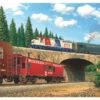 Train Enthusiast Vendors 69959 What Comes Around Goes Around 1000 Piece Puzzle